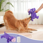 Hero Giant Chuckles Plush Dog Toy - Dog Squeaky Toys - Durable Toy with Grunt Squeaker, XL, Cow