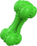 SCHITEC Squeaky Dog Chew Toy for Aggressive Chewers Large Breed, Tough Interactive Teething Rubber Bone for Big Medium Dogs