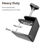 Adjustable Pet Grooming Arm for Table: 42" Height & 27"-39" Width, Clamp Fits Up to 2.76", Includes Hammock & 2 No-Sit Nooses, Heavy-Duty Dog Grooming Station for Home Use, Nail Trimming & Drying