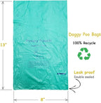 Quality Chemical Retriever Doggy Pot Litter Bag Refills. 8" x 13" Unscented. 10 boxes of 200, 2,000 bags PP-RB-200