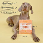 CHEWFFON Dog Enrichment Puzzle Toys, Interactive Snuffle Crinkle Treat Toy for Boredom and Mental Stimulating, Nose Work Potato Chips Dog Toy for Small, Medium and Large Dogs
