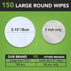 NOVEHA 300PCs Dog Ear Cleaner Wipes, Daily Ear Cleaner for Dogs & Cats - Stop Ear Itching with Aloe, Eucalyptus & Witch Hazel Ear Wipes for Dogs - for Odor Control, Dirt and Wax Removal, Unscented