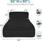 Veckle Cargo Liner, Cargo Liner for Dog, Large Size Pet Cargo Cover Trunk Mat Waterproof Scratchproof Dog Seat Cover for SUVs Sedans Vans, Black