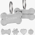 Dog Tags Personalized for Pets,Dog Name Tags QR Code,No Subscription Fees,Modifiable Pet Online Profile,Stainless Steel,No App Required,for Dogs and Cats Small,Medium,Large(Dog Bone,Regular)