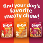 Hartz New Oinkies Bacon Wrapped Twists, Real Meaty Chews with 100% Real Bacon and No Beefhide, 28 Count