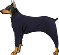 Fleece Dog Sweater for Small Medium Large Dog for Daily Run Walk Sleep Pet Winter Jacket & Windproof Clothes Coat Large Navy Blue