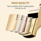 HUTOU Whistle L5523CTJ Brass Golden Whistle with Lanyard, Metal Whistle for Coaches and Police