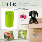 Certified Compostable Dog Poop Bag Rolls, Landfill friendly Doggie Poop Bags, Vegetable-Based, ASTM D6400, Unscented, Extra Thick, Leak Proof, Size 9 x 13 Inches, Refills 240 Counts