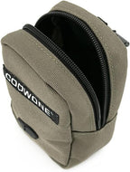 COOWONE Dog Treat Pouch for Training, Portable Dog Walking Bag Built in Poop Dispenser, Pocket Sized Pet Pouches, Doggie Puppy Snack Rewards Bag,Treat Carrier Holder with Clip (Army Green)