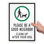 SmartSign 14 x 10 inch Laminated Rustproof Aluminum Neighbor Sign, USA-Made, 100+ Years of Sign Expertise