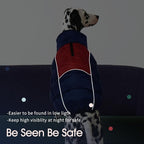 IECOii XXL Winter Coat for Large Dogs, Fleece Waterproof Jacket, Extra Large Zippered Puffer Vest for Male Female Dogs, XX-Large