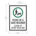 SmartSign 14 x 10 inch Laminated Rustproof Aluminum Neighbor Sign, USA-Made, 100+ Years of Sign Expertise