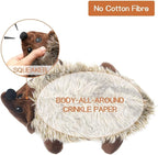 LEGEND SANDY Dog Squeaky Toys for Small Doggies, Puppy Toys for Teething Cute Small Breeds Toys Stuffed Plush Bundle Natural Cotton Puppy Rope, Dog Chew for Puppies Pet for Pet (Hedgehog)