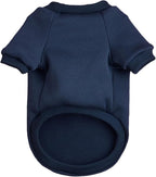 Puppy Sweater for Small Dogs Clothes Warm Winter Cat Clothe Pet Sweatshirt Knitwear Doggie Kitten Clothing (Medium, Navy)