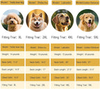 Pet Large Dog Raincoat Apparel Poncho Waterproof for Medium Large Sized for Dog Raincoat Clothes Jacket (Fluor Yellow,4XL)