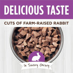 Instinct Healthy Cravings Natural Wet Cat Food Topper, Grain Free Recipe - Real Rabbit, 3 oz. Pouches (Pack of 24)