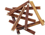Wild Wolf 6-inch Angus Bully Sticks (8 Ounces) Healthy, All-Natural, Long-Lasting Dog Chew Bones - Low Odor - Mixed Thickness - Lab-Tested, Hand-Inspected and Packed with Love in The USA