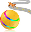 Shaky Ball Toy for Dogs, Large Pet Bounce, Jumping Ball Dog Toy, Automatic Activation Sports Rolling, 2025 New Big Pet Moving Balls (Yellow, Smart)