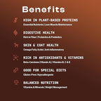 MDRNpup® Unique Dog Treats, Human Grade and All-Natural, Only Four Ingredients, High Protein - Amino Acids, Nothing Artificial, Soft Baked in The USA (13.2 Ounce, Chickpea & Pumpkin)