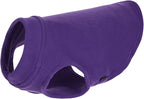 Gooby - Stretch Fleece Vest, Pullover Fleece Vest Jacket Sweater for Dogs, Violet, Small Length (8.5")
