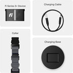 New Fi Series 3+ Smart Dog Tracker Collar – AI GPS for Dogs, Health & Behavior Monitor, Virtual Fence, Escape Alerts, Waterproof, Apple Watch Compatible 12Mo Membership Included