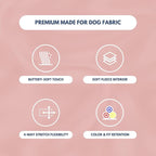 Spark Paws Dog Hoodie – Premium Dog Sweater for Small, Medium, and Large Dogs | Warm Outfits for French Bulldogs, Pitbull, Puppy, Winter Jacket Alternative - Dusty Pink - 3XL