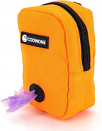 COOWONE Small Dog Treat Bag, Portable Dog Treat Bag for Leash with Clip, Puppy Training Bags Built in Poop Bag Dispenser, Pocket Sized Dog Treats Pouch, Doggie Snack Rewards Bag, Dog Treat Carrier