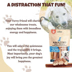 Amazing Dog Treats Bully Sticks 6 Inch - Extra Thick, Long Lasting - 25 Pcs/Pck