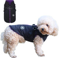 Norbi Dog Coat - Winter Jacket with Built-in Harness, Adjustable Warm Coats for Small to Large Dogs in Cold Weather