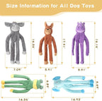 Act boldly 5 Pack Dog Squeak Toys, Durable Plush Chew Toys for Small, Medium & Large Dogs for Teething & Interactive Play