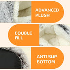Lapcatz Nest Bed, 2026 Upgraded Cat Beds for Indoor Cats, Portable Fluffy Pet Bed, Durable Covered Cat Bed for Indoor Use, Soft Puppy Bed for Pet Owners (Green, Large)