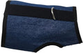 Kitty Holster Cat Harness – Secure Cat Harness for Walking, Soft Cotton Cat Accessories, Comfortable Fit, Strong Hook-and-Loop Closure, Made in USA – Denim Blue, S/M