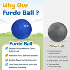 25" Herding Ball for Dogs, for Australian Shepherd, for Cattle, for Border Collie, for Blue Heelers & Medium to Large Dogs,Horse, Herding Dog Ball, Herding Toys - Blue