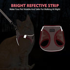Cat Harness and Leash Set, Soft and Breathable Vest with Reflective Strip, Escape Proof Kitten Harness, Easy to Wear for Cats Walking and Traveling (Orange, S)