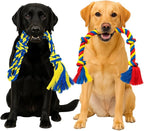 Dog Rope Toys Heavy Chew Toys for Medium & Large Breed Dogs – Durable Rope Toy Set for Teething, Chewing, and Interactive Play(Set of 2 Toys)