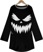 MARSVOVO Women Novelty Graphic Plus Size Sweater Crewneck Long Sleeve Cute Printed Loose Fit Casual Fall Sweaters Top