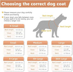 Fleece Hoodie, Windproof Waterproof Coat, Winter Warm Jacket, Cold Weather Pet Apparel Clothes Vest for Small Medium Large Dogs, Khaki, M