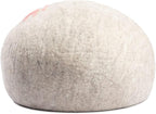 Woolygon Luxurious Eco-Friendly Merino Wool Cat Cave Bed - Foldable Hideaway Pod for Indoor Cats - Premium Felt Kitten Beds - Covered Cat House for Ultimate Cozy Comfort