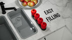 Kong Freezer Holder with Built in Plugs Kong Stand Dog Enrichment (Extra Large (Holds 3))