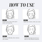Under Eye Patches with Collagen and Peptide Eye Mask for Dark Circles and Puffiness,Face Mask Skin Care Products 30 Pairs