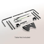Adjustable Pet Grooming Arm for Table: 42" Height & 27"-39" Width, Clamp Fits Up to 2.76", Includes Hammock & 2 No-Sit Nooses, Heavy-Duty Dog Grooming Station for Home Use, Nail Trimming & Drying