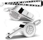 Whistle Volleyball Coach Gifts Whistle for Coaches Teachers Whistle Emergency Coach Referee Lifeguard Loud Whistle for Men Women Teacher Referees Sports Coaches Whistle with Lanyard Cheer Coach Gift.