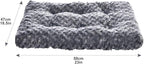 Amazon Basics Cat and Dog Bed and Crate Pad, Machine Washable, Indoor, 23 x 18 x 2.5 inches, Gray