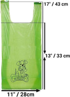 Mr. Peanut's XL Pooper Scooper Sized 13X11" Recycled Waste Poop Bags Made From Plants - 160 Count