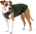 Goldpaw Stretchy Fleece Jacket for Small Dogs - Super Soft, Warm Dog Sweater - Pet Sweater Vest for Fall and Winter - Canine Clothes Made in The USA - Machine Washable - Hunter Green - Size 8