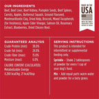 Instinct Raw Boost Shakers, Freeze-Dried Powder, Dog Food Topper - Beef, 5.5 oz. Bottle