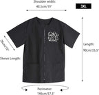 Noverlife Short Sleeves Pet Grooming Work Clothes with Full Zipper, 3XL Size, Splash Proof Anti-Static Pet Beautician Smock, Dog Cat Groomer Cosmetologist Uniforms for Pet Shop Men Women