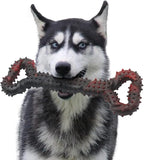 Dog Toys for Aggressive Chewers Large Dog Toys with Convex Design Natural Rubber Tug-of-war Toy for Energetic Dogs Medium Large Dogs Tooth Clean