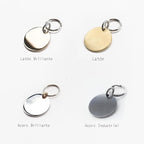 Cats Dogs ID Tags Personalized Engraving Birth Flowers Pattern for Custom Pets Collar Accessories Brass Copper Extra Small Round Name Plate