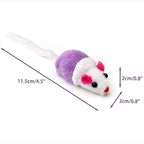 CHIWAVA 36 Pack 1.8 Inch Small Interactive Cat Toys Mice with Catnip Rattle Sound Mouse for Indoor Cats Kitten Play